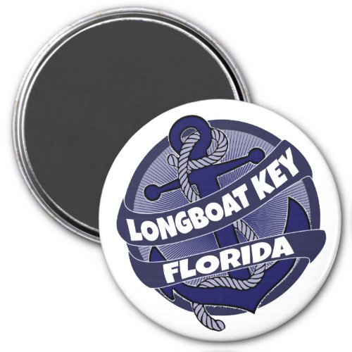 Longboat Key Florida anchor swirl magnet