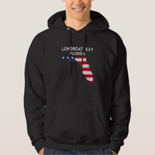 Longboat Key Florida USA State America Travel Flor Hoodie