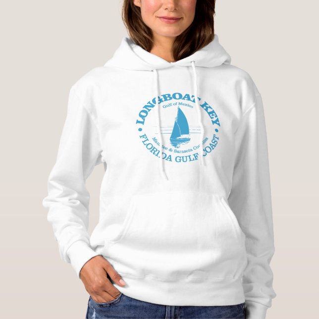 Longboat Key (sailboat) Hoodie (Front)