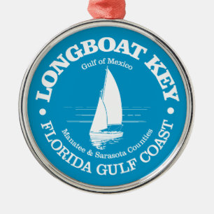 Longboat Key (sailboat) Metal Ornament
