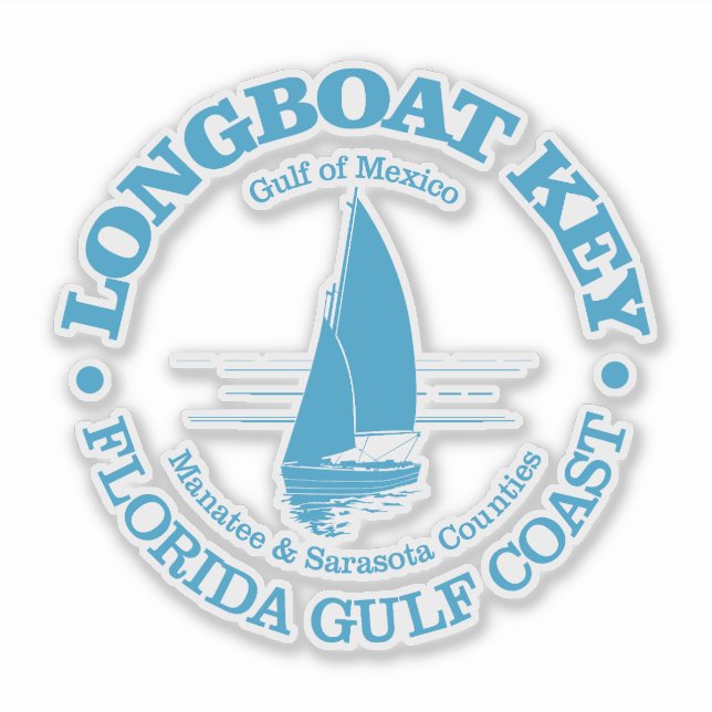 Longboat Key (sailboat) Sticker (Front)