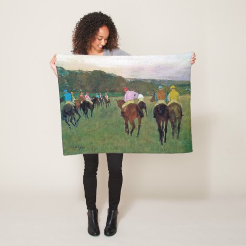 Longchamp Race Horse Edgar Degas Fleece Blanket