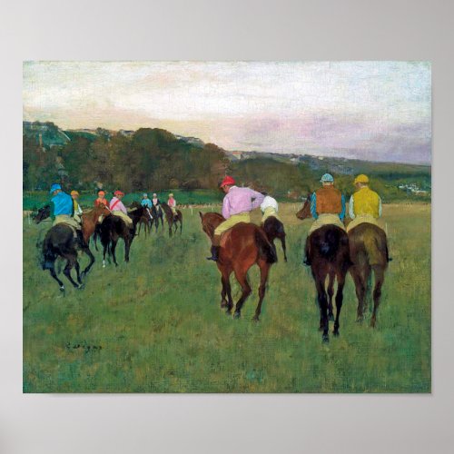 Longchamp Race Horse Edgar Degas Poster