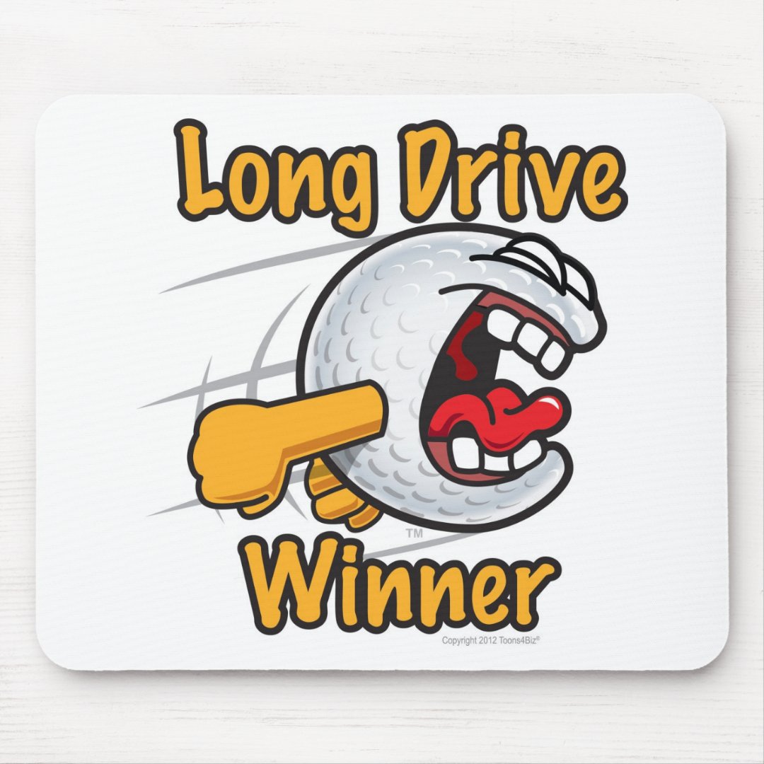 Longest Drive Winner Hole Prize Golf Tournament Mouse Pad Zazzle