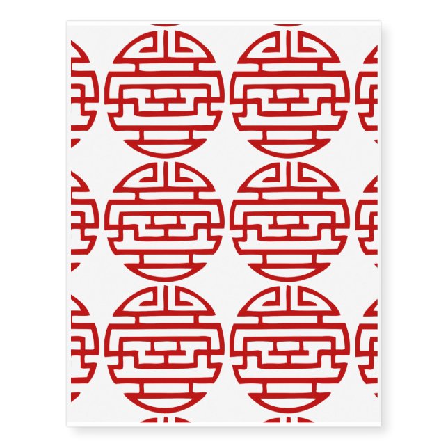 "Longevity" Temporary Tattoos (Front)