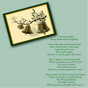 Longfellow Christmas Bells Card