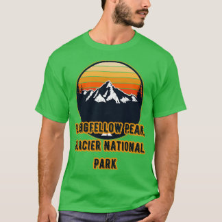 Longfellow Peak Glacier National Park T-Shirt