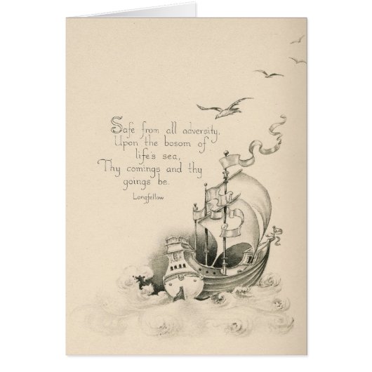 Longfellow Poem From a 1921 Book (Front)