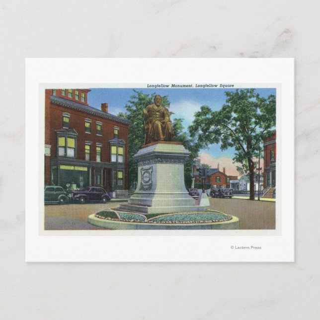 Longfellow Square View of the Longfellow Postcard (Front)