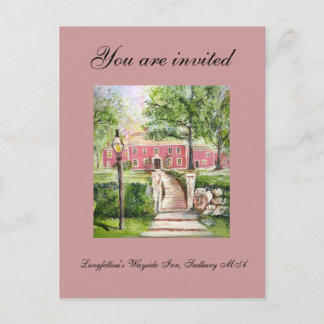 Longfellow's Wayside Inn - Invitation