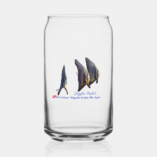 Longfin Batfish  Can Glass