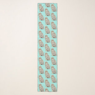 Longhair Tabby Cat Scarf