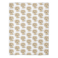 Longhaired Cream Dachshunds Pattern | Cute Dogs