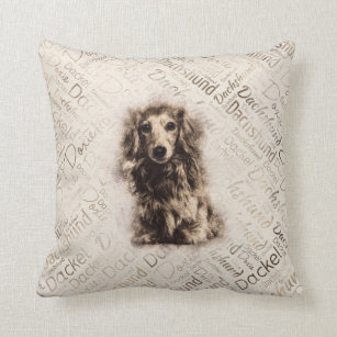 long dachshund pillow