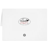 Longhaired Dachshund Trio Cards (Back Horizontal)
