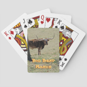 Longhorn 5344 Playing Cards - personalize