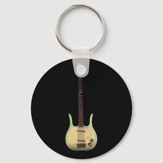 Longhorn Bass Keychain (Front)