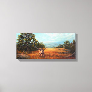 Longhorn Canvas Print