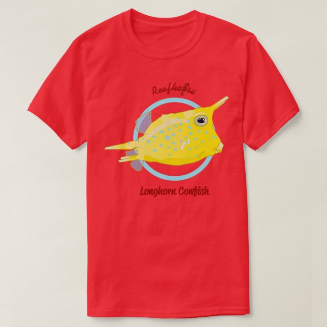 Longhorn Cowfish T-Shirt (Design Front)