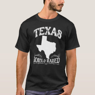 Longhorn Home State Texas Pride Texas Born & Raise T-Shirt