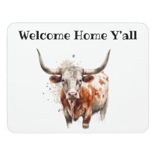Longhorn Legacy, custom Door Sign
