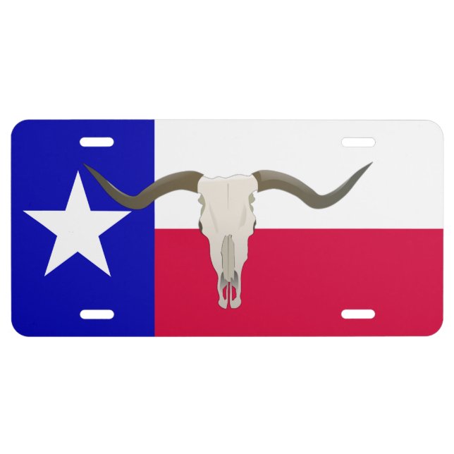 Longhorn License Plate (Front)
