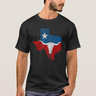 Longhorn Lone Star State Vintage Texas Don t Mess  T-Shirt