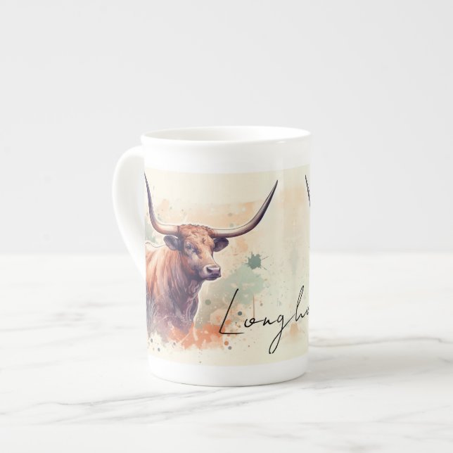 Longhorn Love Specialty Mug (Front Left)