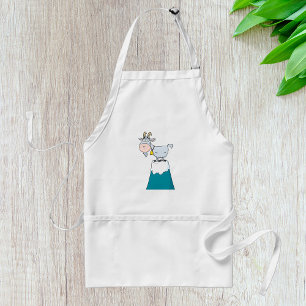 Longhorn Mountain Goat Adult Apron