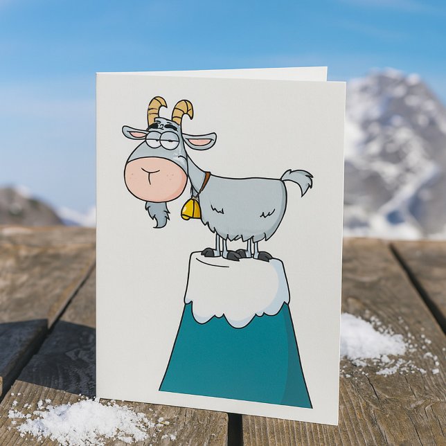 Longhorn Mountain Goat Card (Creator Uploaded)
