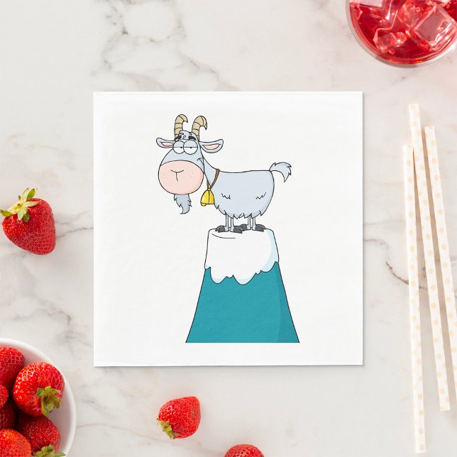 Longhorn Mountain Goat Napkins (Creator Uploaded)