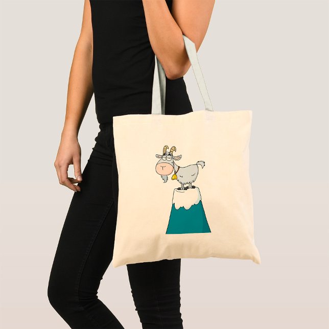 Longhorn Mountain Goat Tote Bag (Creator Uploaded)