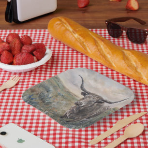 "Longhorn" Paper Plates