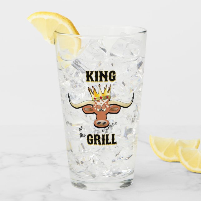 Longhorn Steer Glass (Front Ice)