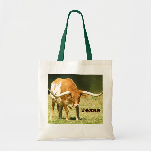 Longhorn Texas Pride Tote Bag (Front)
