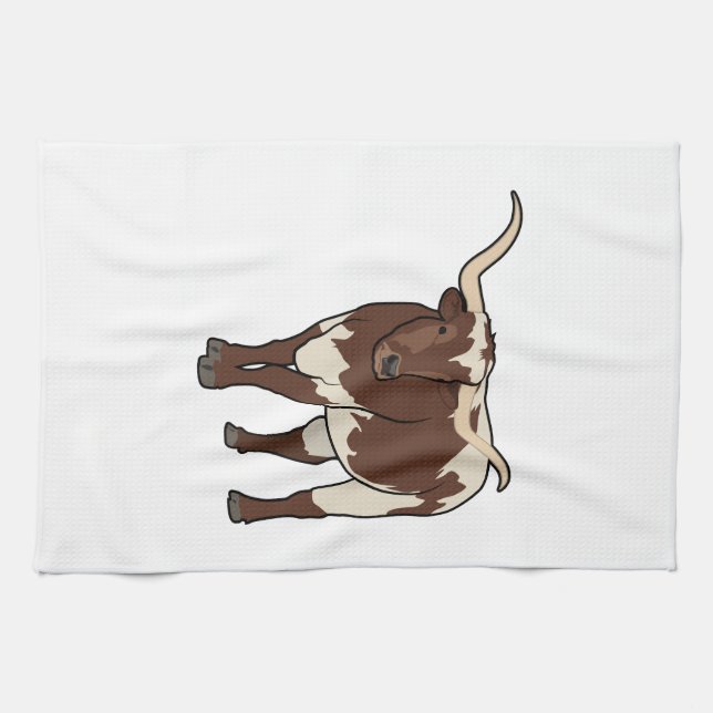 Longhorn Towel (Horizontal)