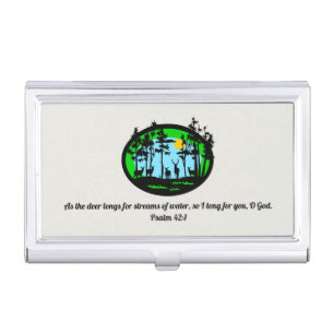Longing For God Business Card Case