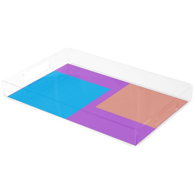 Longitudinal Acrylic Tray (Angled)