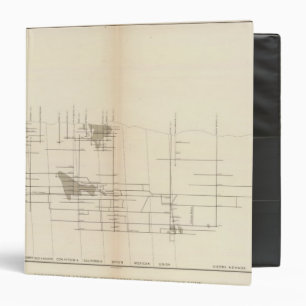 Longitudinal Vertical Projection I Comstock Lode 3 Ring Binder