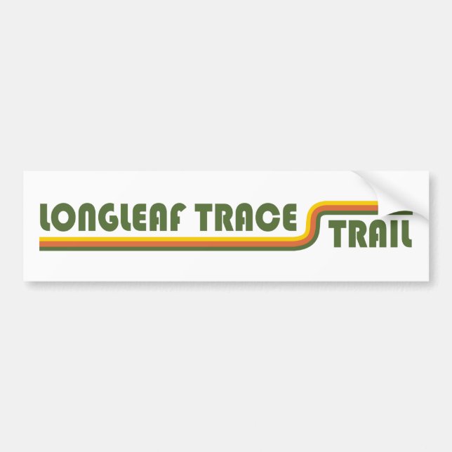 Longleaf Trace Trail Mississippi Bumper Sticker (Front)