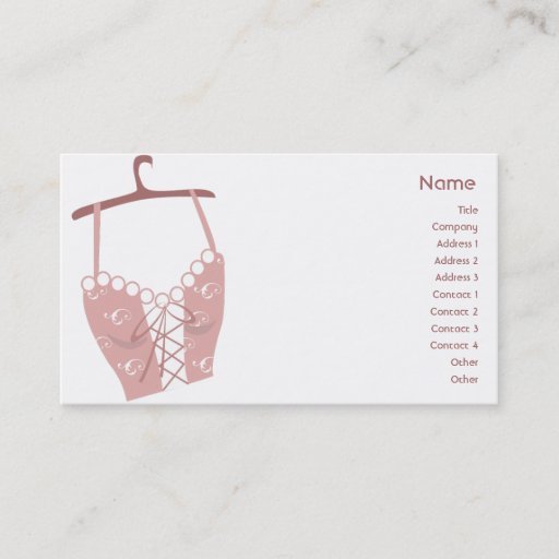 Customizable Longlive Bra - Business Business Card
