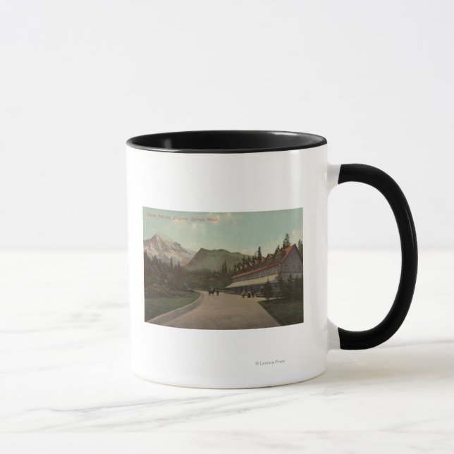 Longmire Springs, WA - View of National Park Inn Mug (Right)