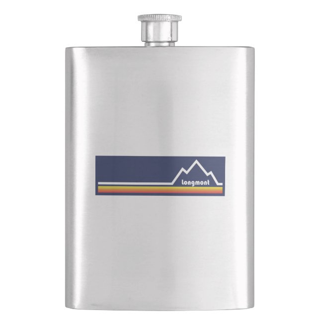 Longmont, Colorado Flask (Front)