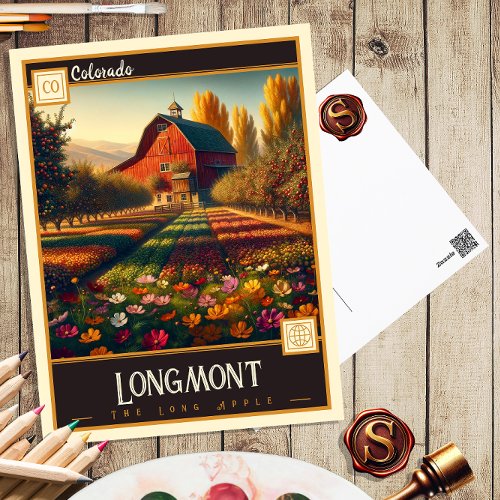Longmont Colorado  Vintage Postcard
