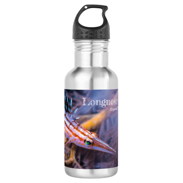 Longnose hawkfish water bottle (Front)