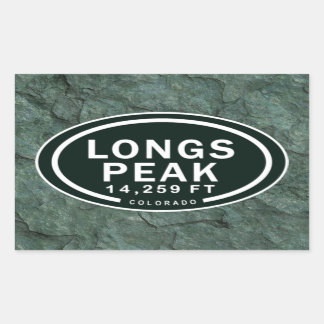 Longs Peak 14,259 FT CO Mountain Stickers