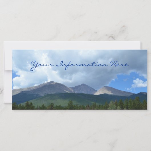 Longs Peak Colorado Bookmark (Front)