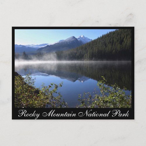 Longs Peak in Bear Lake Rocky Mountain Natl Park Postcard