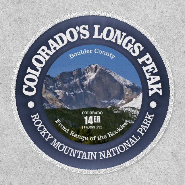 Longs Peak  Patch (Front)
