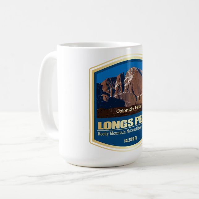 Longs Peak (PF) Coffee Mug (Front Left)